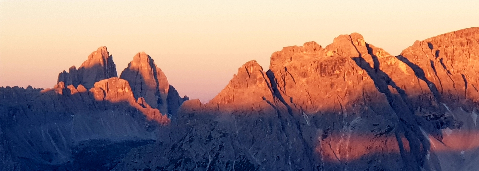 Sonnenuntergang Drei Zinnen Südtirol