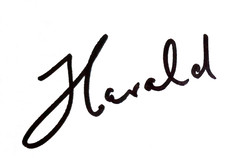 Unterschrift Harald vom suedtirol-daheim.com Blog
