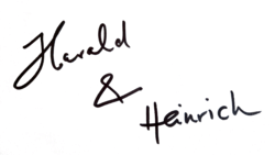 Unterschrift Harald & Heinrich