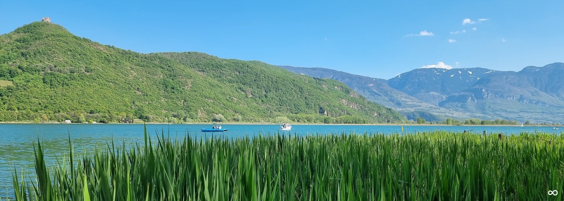 Kalterer See in Südtirol Panorama