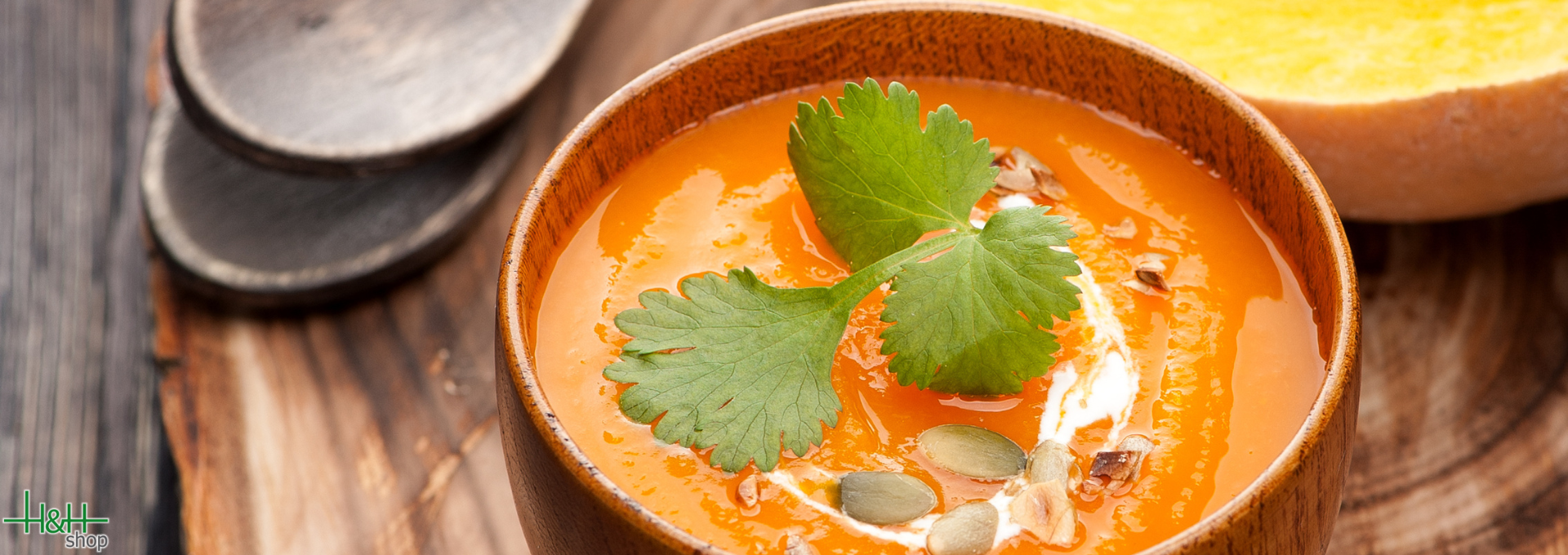 Spicy pumpkin soup - At home in South Tyrol